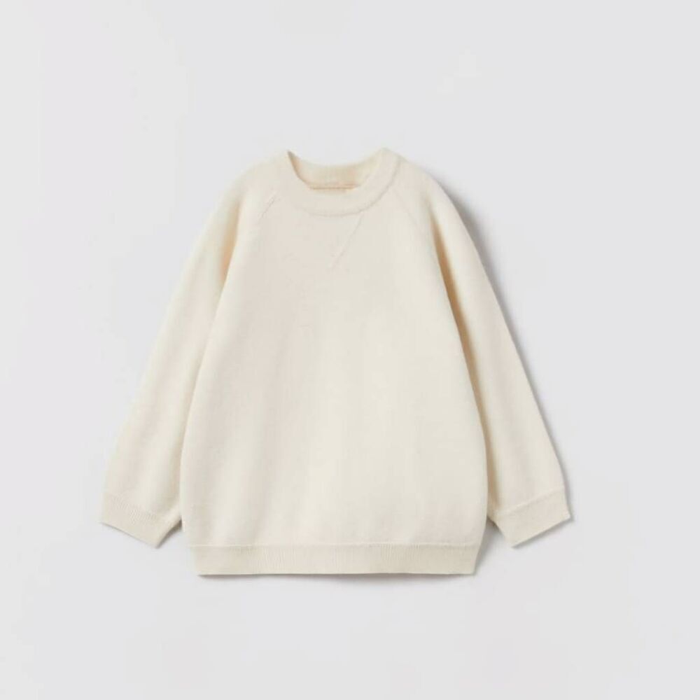 Zara cream girls 4-5 year lightweight sweater